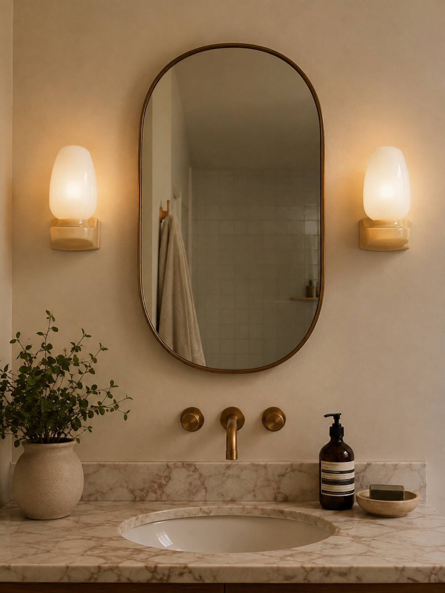 Applique murale Erref Opaline