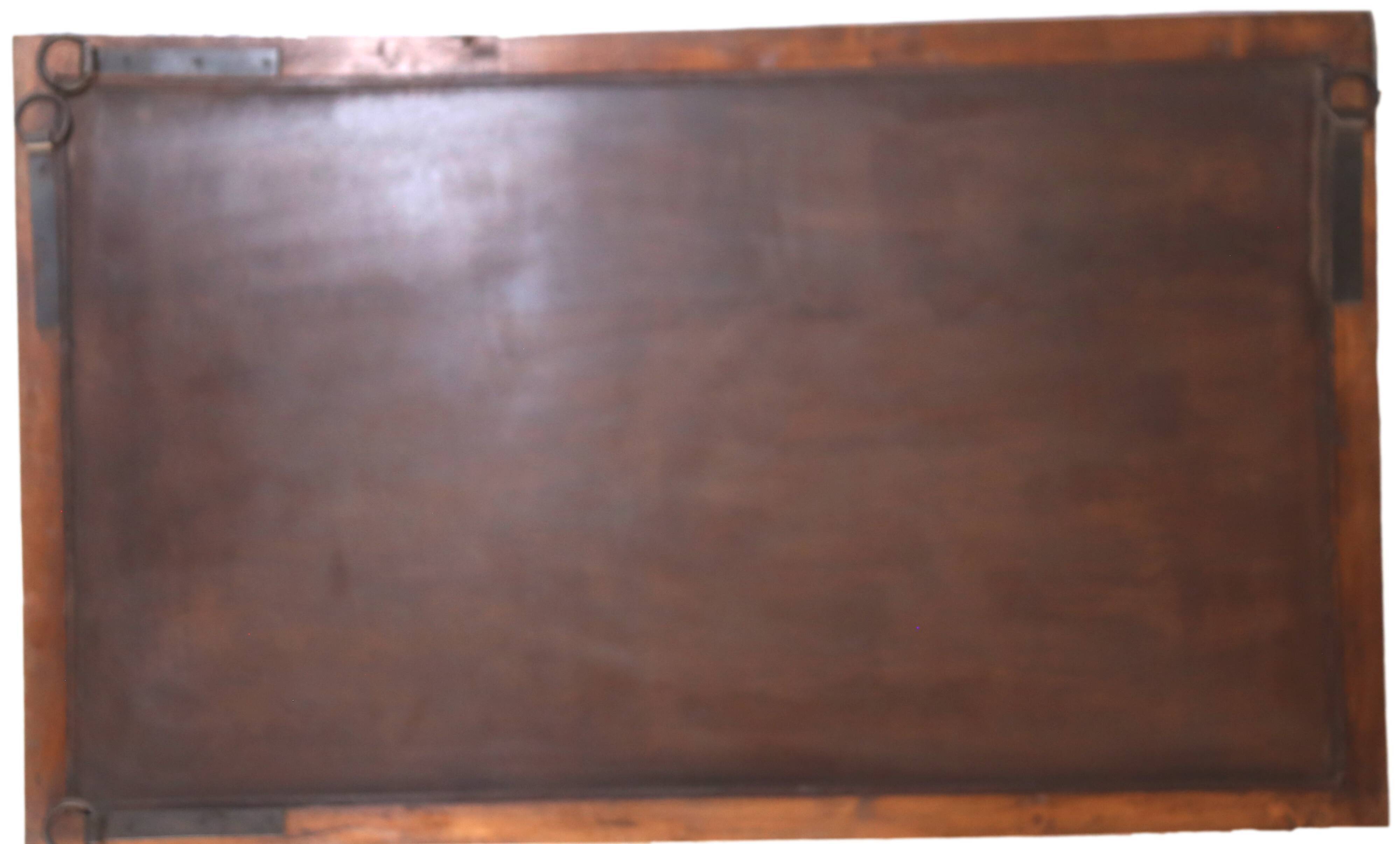 Old Burmese teak mirror