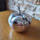 Empty silver metal pocket