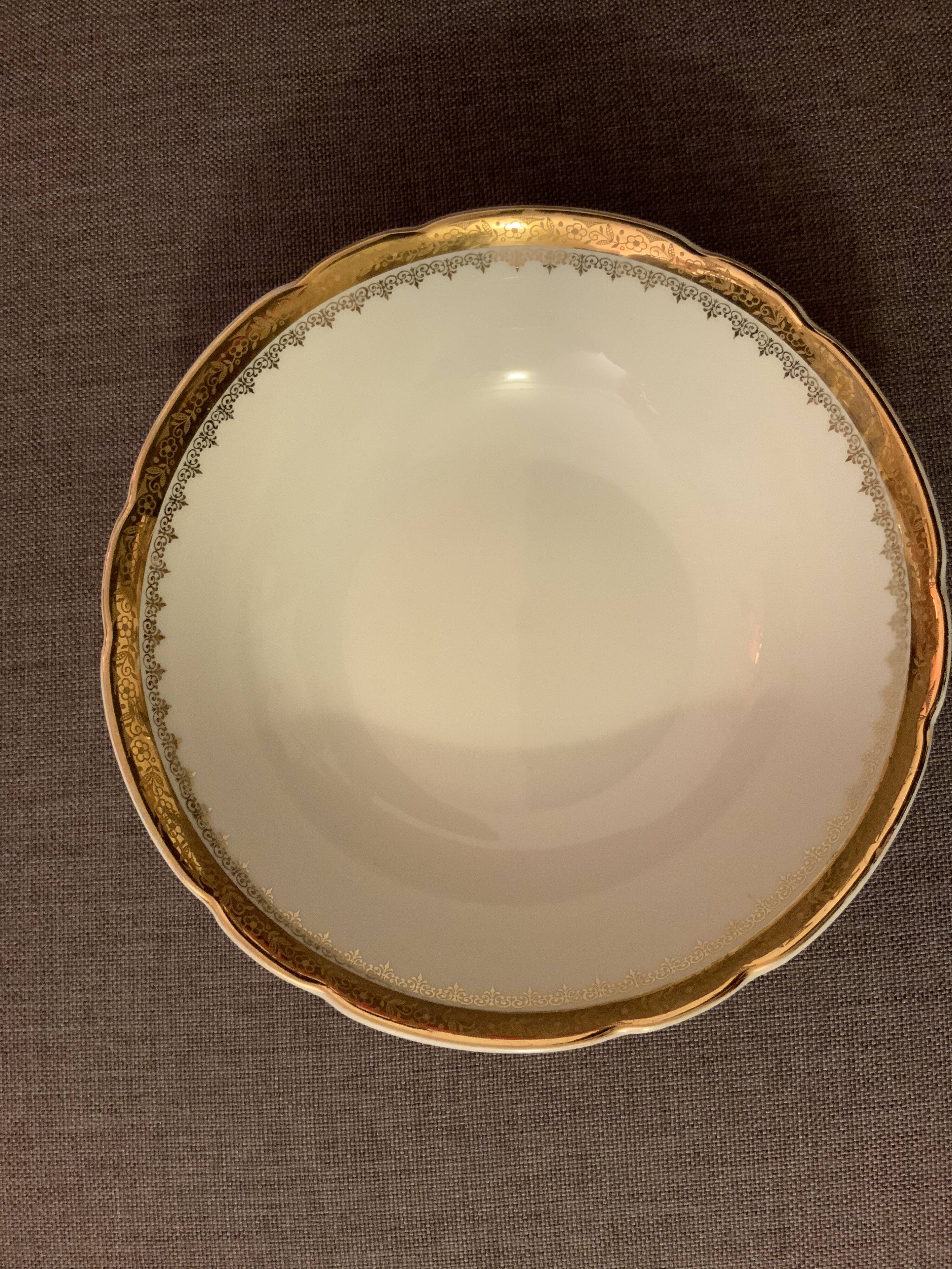 Salad and cups for fruit salad