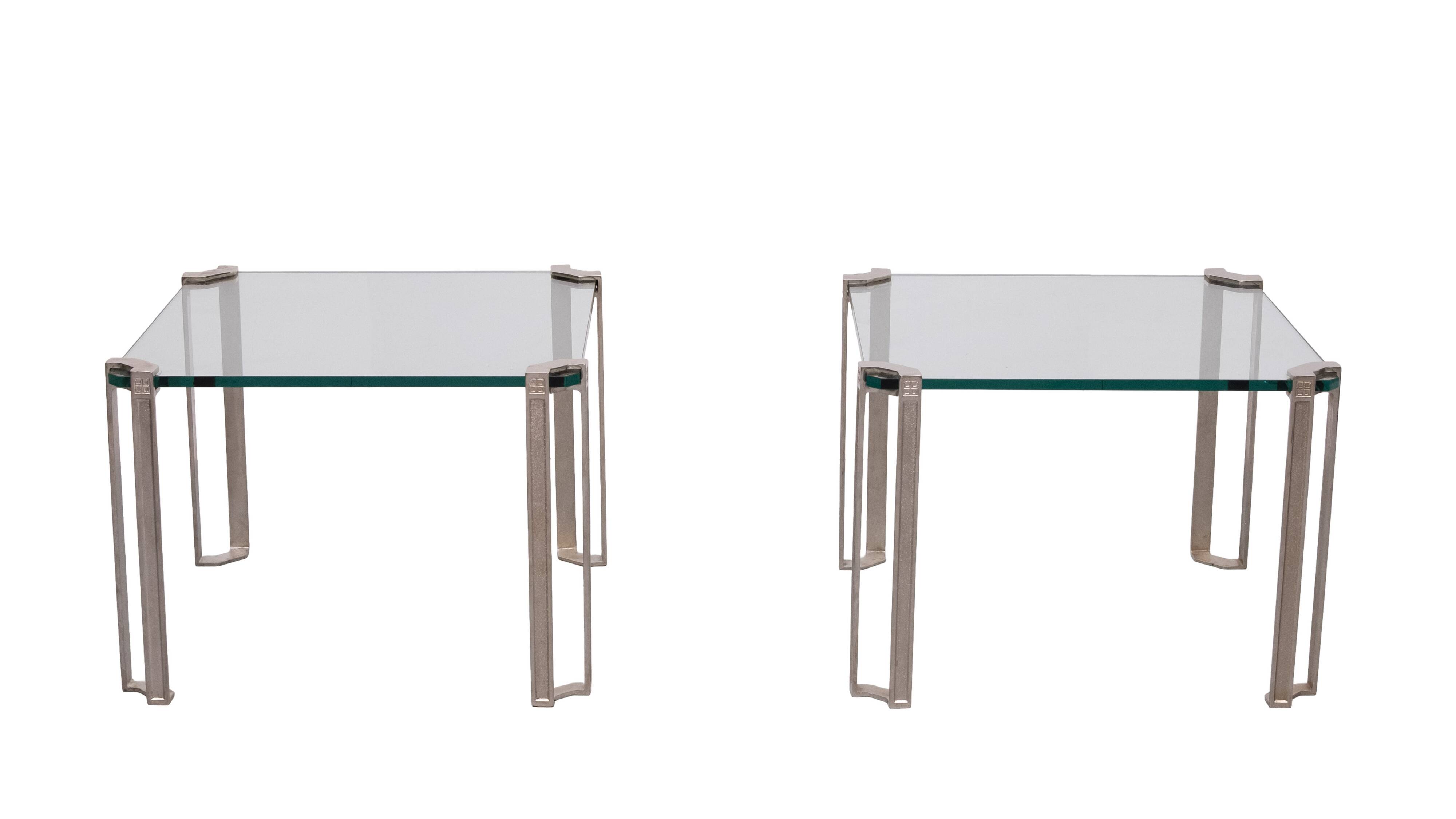 Tables de canapé carrées par Peter Ghyczy modèle T24