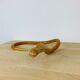 Jouet serpent articulé en bois vintage