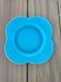 Assiette petit Plat faïence de Charolles bleu turquoise