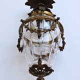 Lantern suspension of gilded bronze vestibule of the period of the XX th century