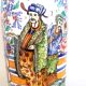 Vase earthenware of Desvres 49cm