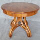 Extending table with vintage bentwood base from the end of the 19th century