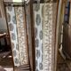 Wooden and fabric screen from the 60s