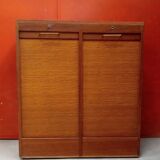 Double curtain binder