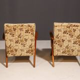 Fauteuils tchécoslovaques du milieu du siècle, années 1960, lot de 2