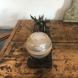 Art deco lamp deer