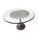Italian daisy table 60s, 70'S design table Chelini Florence
