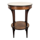 Louis XVI style mahogany bouillotte table or pedestal table