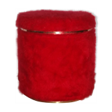 Ottoman red vintage 1960 retro