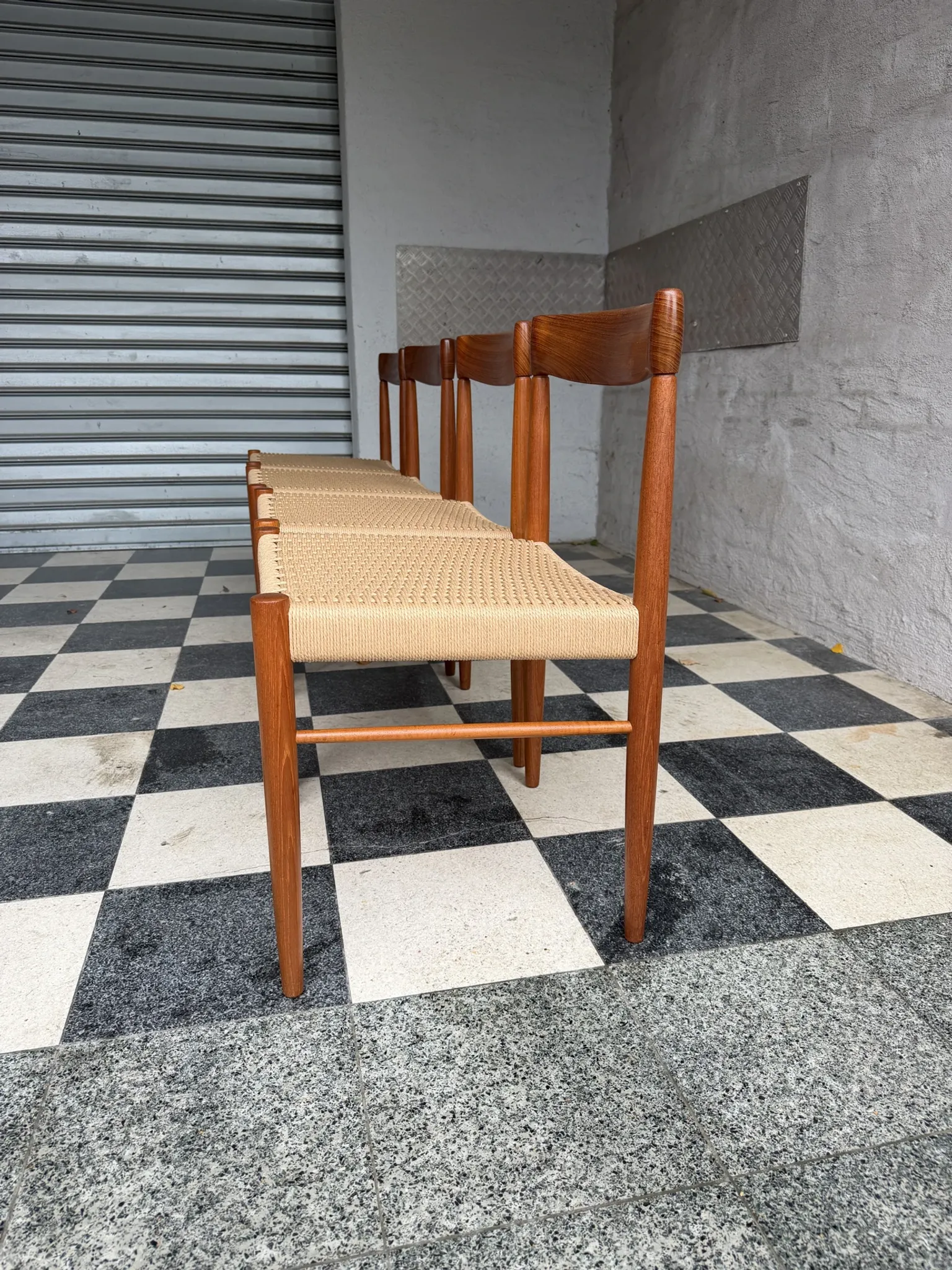 Set of 10 chairs by Henry Walter Klein