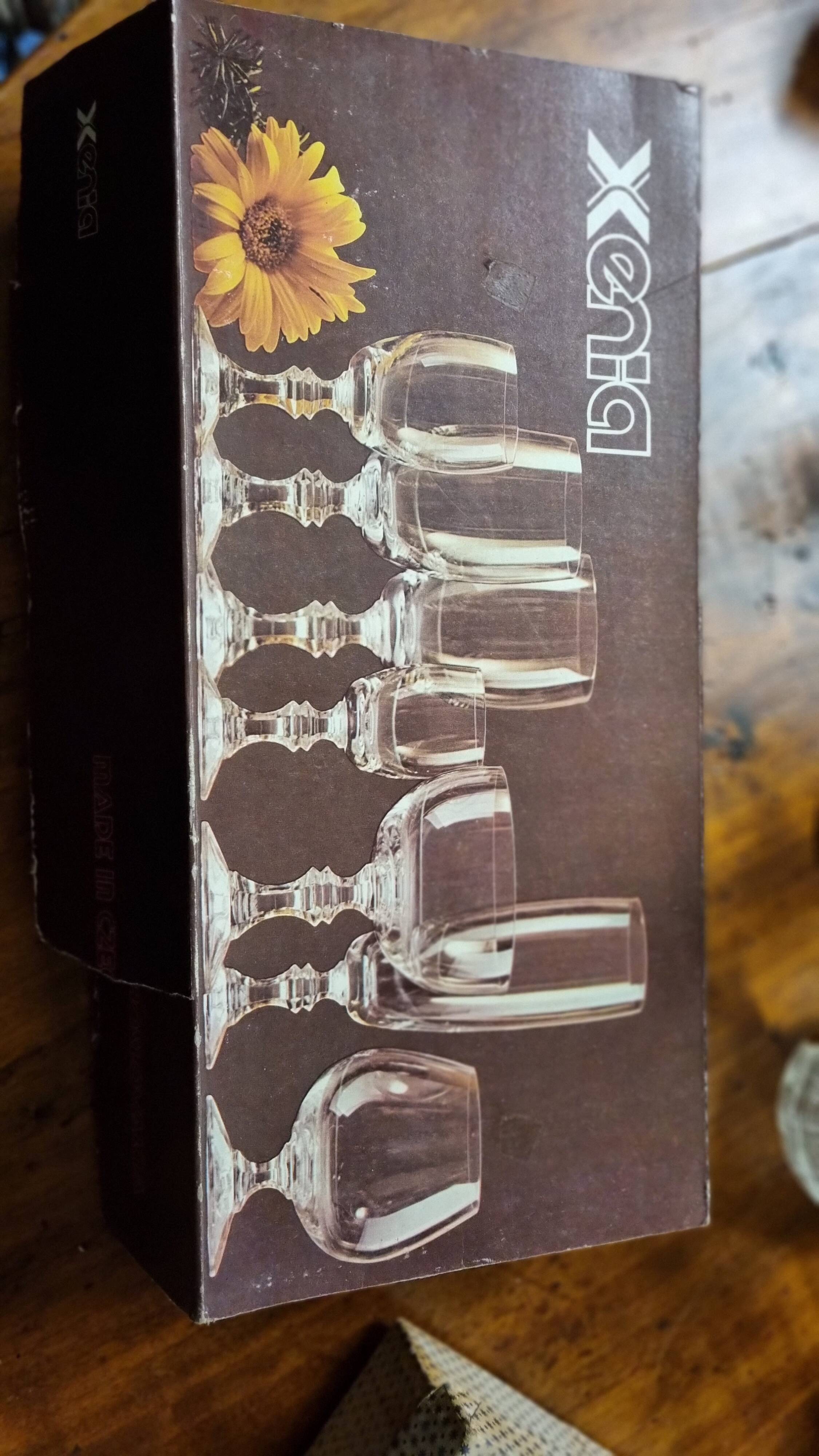 Bohemian crystal glasses