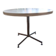 Table ronde blanche de cuisine