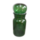 Pot vert d'apothicaire en verre vintage