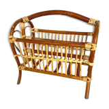 Rattan magazines holder