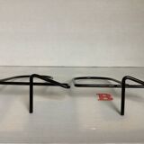 Pair of black metal bookends B