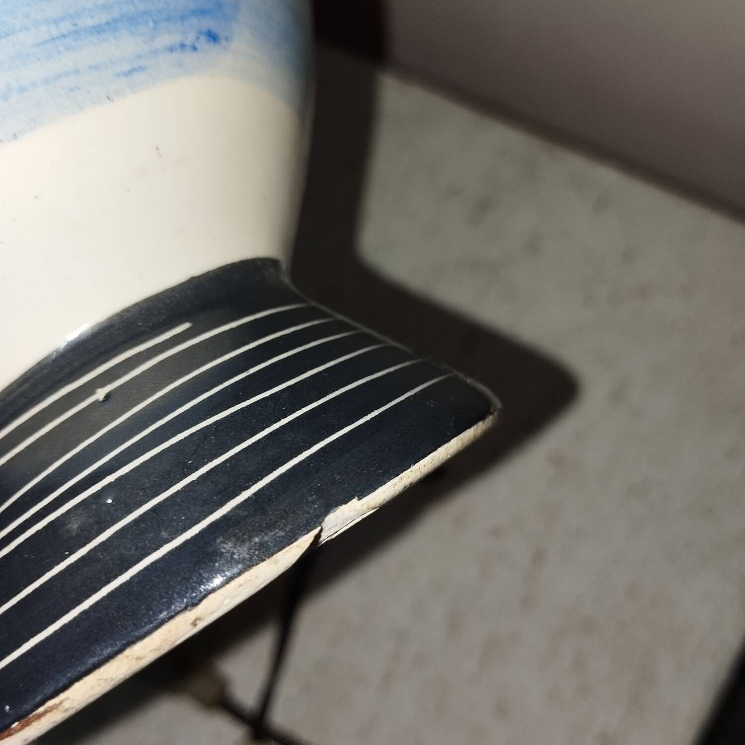 1950s ceramic lamp base