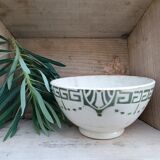 Art Deco iron earth bowl