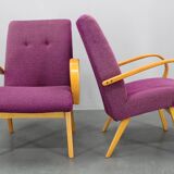 1960s Pair of Armchairs, Czechoslovakia