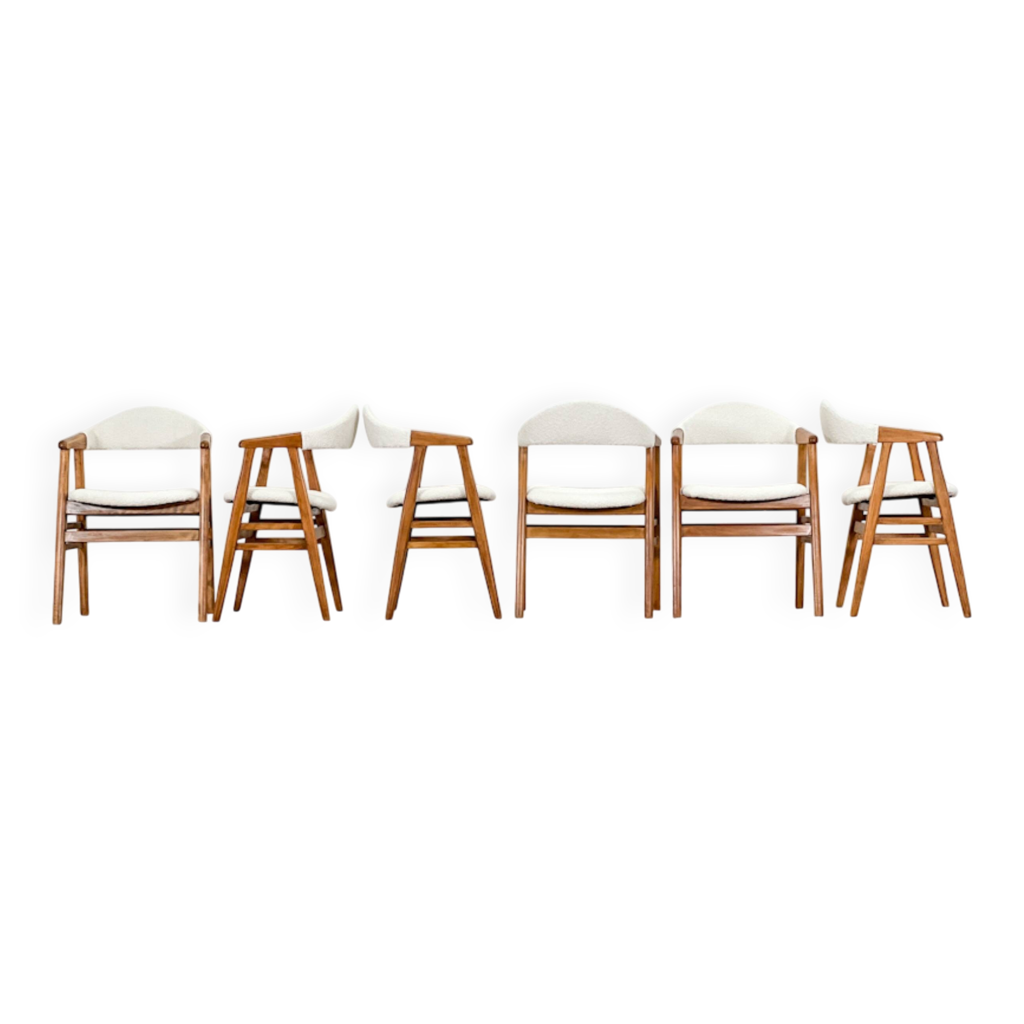 Danish dining chairs (new upholstery)