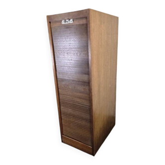 Vintage wooden archive cabinet / curtain cabinet