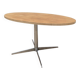 Retro coffee table with a metal base, 1970s.
