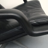 1970s leather swivel chair from geoffrey hartcourt for artifort