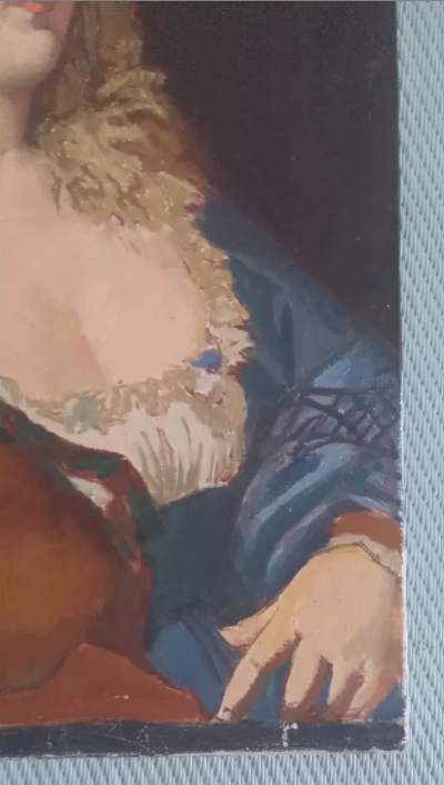 Copy of the portrait of Violante Negretti, by Titien