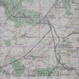 Vintage map of Audun-le-Roman