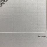 Original engraving signed and numbered by Manuel ALVESS (1939-2009) Lorem ipsum dolor, 1971