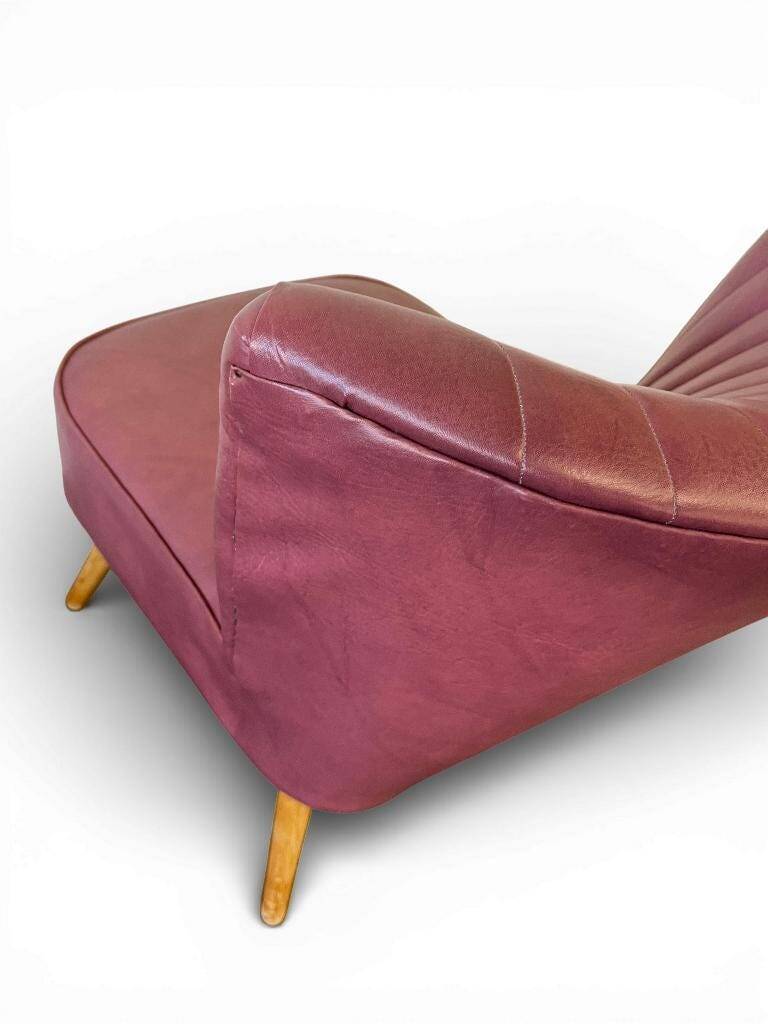 Vintage pink cocktail chair / single chair / retro chair