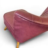 Vintage pink cocktail chair / single chair / retro chair