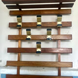 Vintage wall coat rack hooks circa