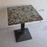 Art Deco metal bistro table