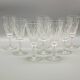 8 flutes champagne transparent glass vintage vmc reims france