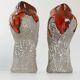 Pair of vintage zoomorphic pitchers