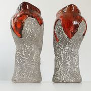 Pair of vintage zoomorphic pitchers