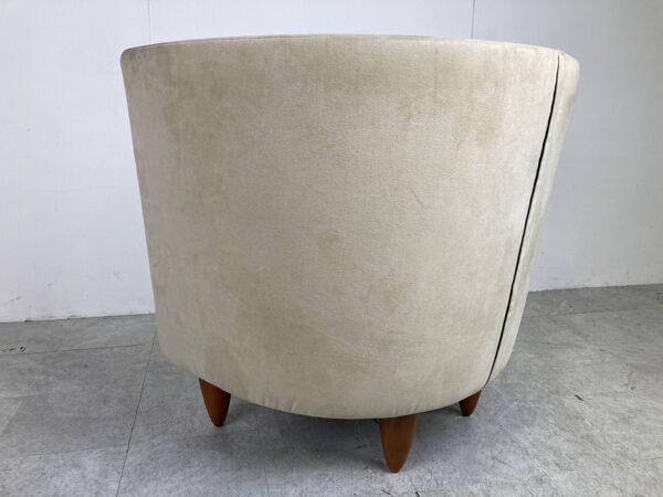 Fauteuil vintage à dossier haut par Ligne Roset, années 1990.