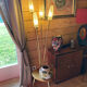 Luminaire tripode 4 branches vintage