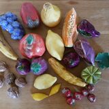Vintage slurry ceramic fruit lot