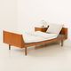 Danish mid century teak bed, 1960s