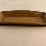 Wooden pencil holder with brass inserts, NINETEENTH