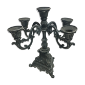 Chandelier noir shabby