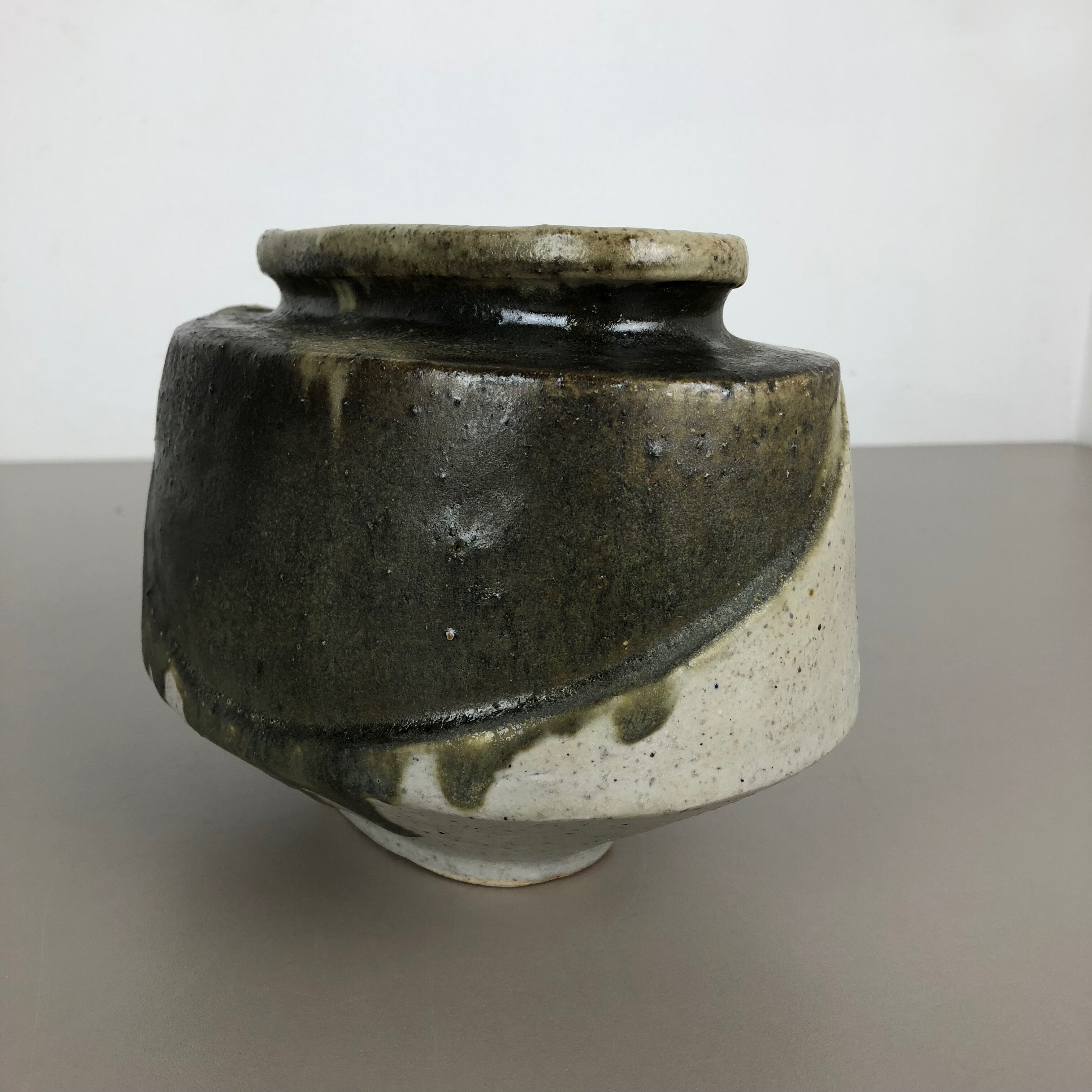 Ceramic Studio Pottery Object Vase by Bruno and Ingeborg Asshoff, Germany, 1960s