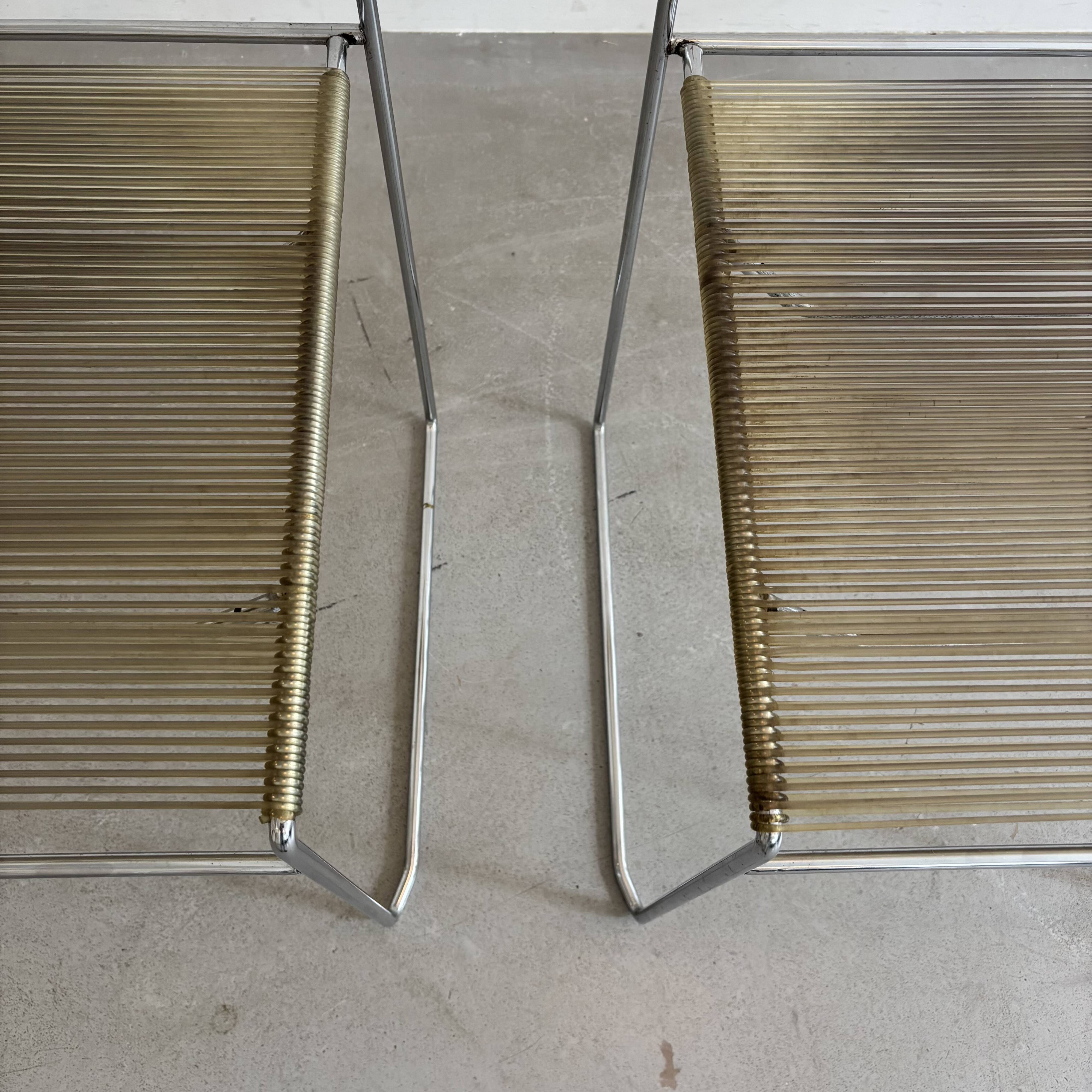 Pair of Belloti chairs for fly line