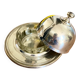 Silver-plated "bell" butter dish, 1960