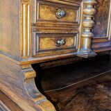 Walnut bleacher desk